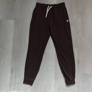 VUORI WOMENS BROWN JOGGER PANTS CONTRASTING DRAWSTRING XS